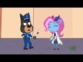 Sibling Fighting In The Elevator!??  - Very Happy Story | Sheriff Labrador Police Animation