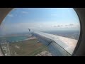 Approach into Miami intl Airbus 319