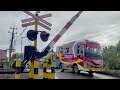 Railroad Crossing in Indonesia | Cleaning the New Railway Crossings in 2023