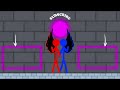 Watergirl and Fireboy Stickman animation -( ice light run 2)  Diamond Parkour 2.