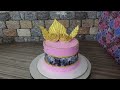 Fault line cake। fault cake । golden fault cake decorating video। Fault line cake with photo