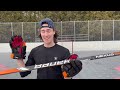 OBHL Shooting with the NEW NEXUS GE🔔 hockey Stick. My custom hockey stick?!
