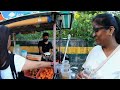 The best Kay Shama ang Indian Street food | Ano kayang reaction nya sa Filipino Street Food?