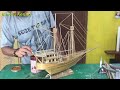 Cara Pembuatan Miniatur Kapal Traditional tanpa Layar dari Bambu ~ Kerajinan dari Bambu