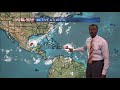 Hurricanes Irma, Jose, and Katia, all at once on 9/6/17