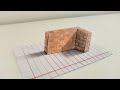 3d illusion drawing wall on paper for beginners step by step | Wall Illusion Drawing Tutorial