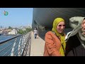 ISTANBUL 4K WALKING TOUR - EMINONU SEASIDE AND METRO STATION - BEATIFUL CITY ISTANBUL