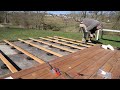 comment faire une terrasse en bois sur plots réglables