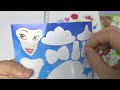 Snow White Cinderella Disney Princess Satisfying Decorate With Sticker Book Compilation Toys ASMR #3