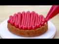 Satisfying Miniature Rainbow Cake Design - Amazing Easy Cake Cream Recipe By Mini Tasty