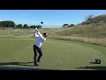 Viktor Hovland Slow Motion Driver Swing (Down-the-Line)