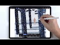 let's paint a cozy winter landscape 🌲 Illustration tutorial. Procreate tips and tricks for beginners