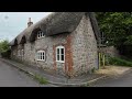 Serene Sunrise WALK in an English Village with Thatched Roof Cottages | Birdsong - ENGLAND