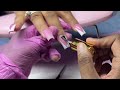 Fill in on acrylic nails | How to do a fill | nails for beginners 💖