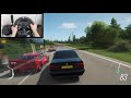 Forza Horizon 4 BMW M5 E34 (Steering Wheel + Shifter + Handbrake) Gameplay