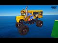 Challenge Pixar Cars - Crazy Monster Trucks McQueen The King Miss Fritter Cruz Storm Chick Hicks 4K