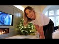 Decorating The Tree & Christmas Lights Walk AD | Vlogmas Day 3