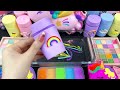 Slime Mixing Random With Piping Bags | Mixing ”Pinkfong” Eyeshadow and Makeup Into Slime!  ASMR #13