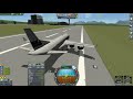 landing large airliner