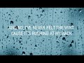 John Ward - No I've Never Felt The Wind (Official Lyric Video)