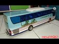 REVIEW miniatur bus p.o safari dharma raya body vanhool AP