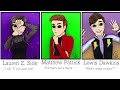 Making a YouTuber Yearbook Pt.1 | Speed-Art | MatPat @Dawko @LaurenZside @BijuuMike