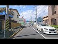 Driving in Japan, Tokyo | Akayama Kaido, a road connecting Takenotsuka 2 and Toneri 2 in Adachi City