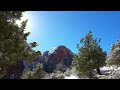 Snowy Southwest in 4K - Ambient Nature Relaxation™ Film with Calming Music