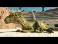 SCORPIOS REX vs INDORAPTOR vs INDOMINUS REX (DINOSAURS BATTLE) - Jurassic World Evolution 2