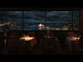 Restaurant in rainy Sydney |White noise of rain | Relaxtion | Calm | Stressless