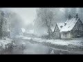Winter Storm & Wind Sounds Effect for Sleeping┇Blizzard White Noise┇Howling Wind & Blowing Snow