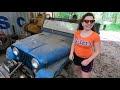 1964 Jeep CJ-5  Sitting in a Barn 30 years, Engine Stuck,  Will it Run?!?