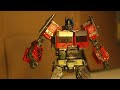 (ROTB vs BB) Optimus Prime vs Nemesis Prime - Stop Motion Fight