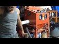 BLASTING LONG ITEMS IN A SHORT BLAST CABINET