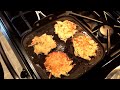 Perfectly crispy Potato pancakes (latkes)