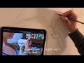 Mische Technique: How I Draw in a Painting