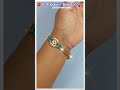 Bicone Glass Beads  Rakhi / Bracelet Design  #280 / FULL VIDEO LINK 👆