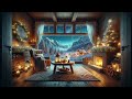 Sleep Soundly with Fireplace and Snowstorm - Cozy Winter Hut Vibes