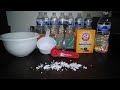 HOW TO MAKE FAKE SNOW AT HOME
