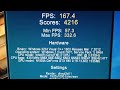 GTX 580 SLI Heaven benchmark 167 FPS