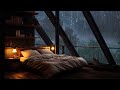 Sounds Rain and Thunder on Window | Beat Insomnia, Relax, Study, Reduce Stress, treat insomnia
