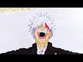 how to draw gojo saturo || anime drawing easy || gojo drawing easy #anime #gojo