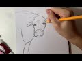 Drawing a Cow Outline!🎨🐮🎨