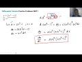 Differential Calculus Practice Problems PART 1