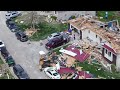Drone video shows damage, devastation in Minden, Iowa after Friday's deadly tornado