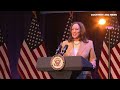 VP Kamala Harris speaks at Massachusetts campaign event