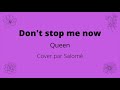 Don’t stop me now (Queen) - Piano cover