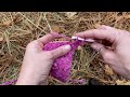 The Wedge shawl crochet idea for one cake of Caron Colorama Halo yarn