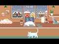 Study with Cats ⛄ Pomodoro Timer 30/10 x Animation | Snowy day study vibes: Warm room, Cats & Lofi🧡