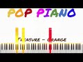 Treasure Orange EASY PIANO TUTORIAL